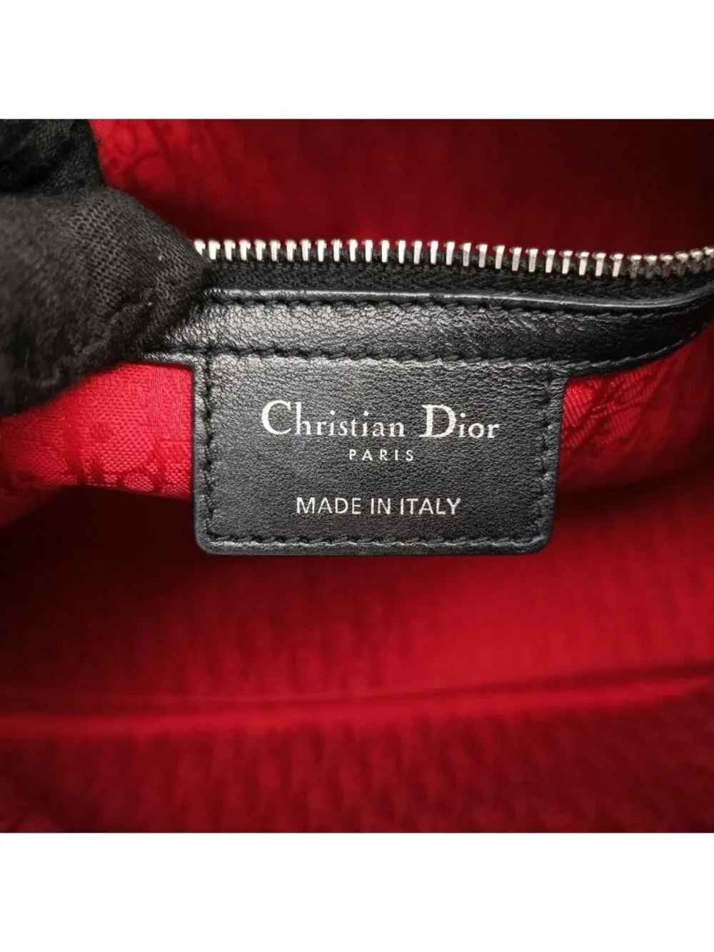 Dior Lady Black Lambskin Handbag